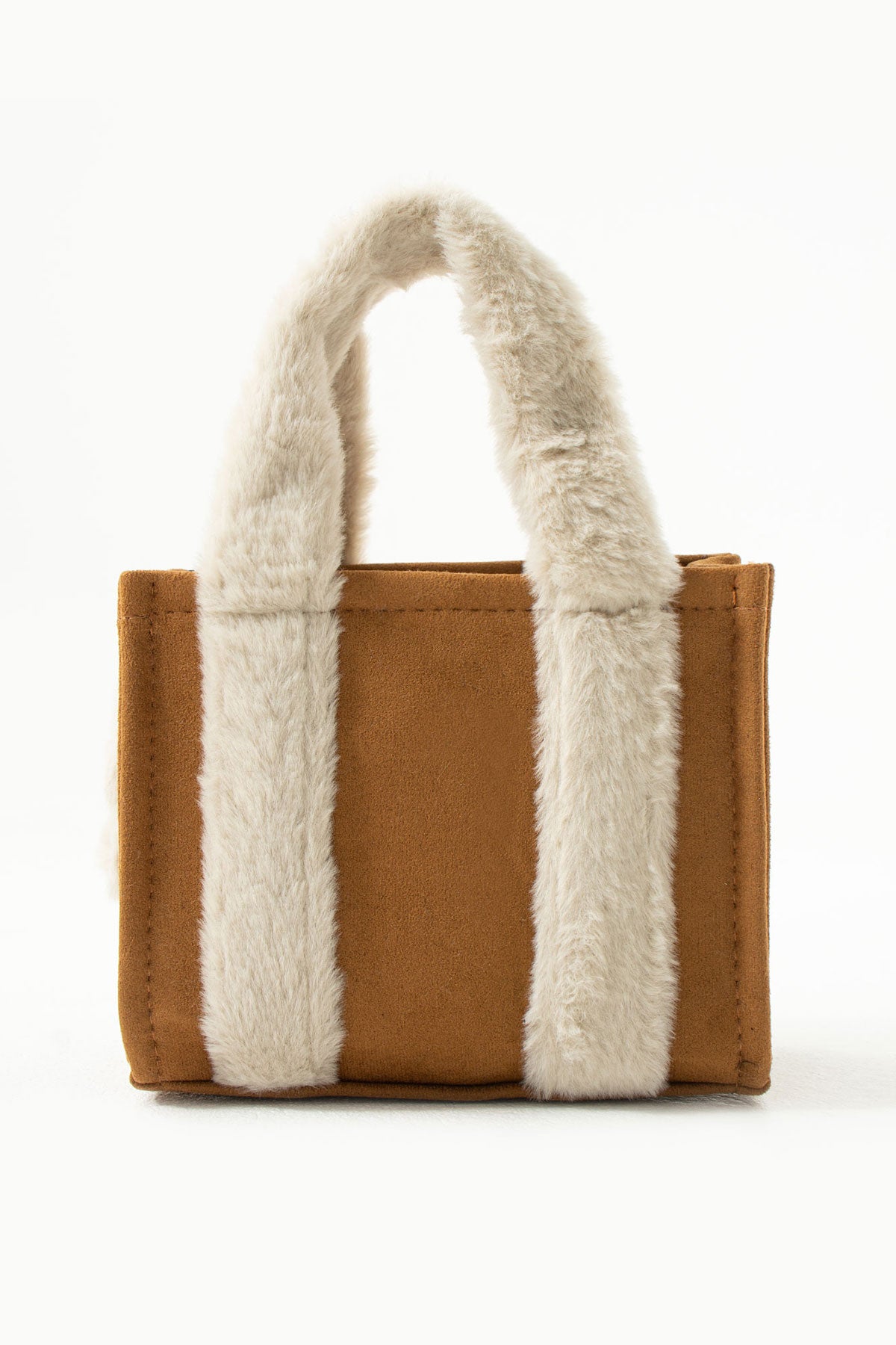 Fluffy Light Brown Bag
