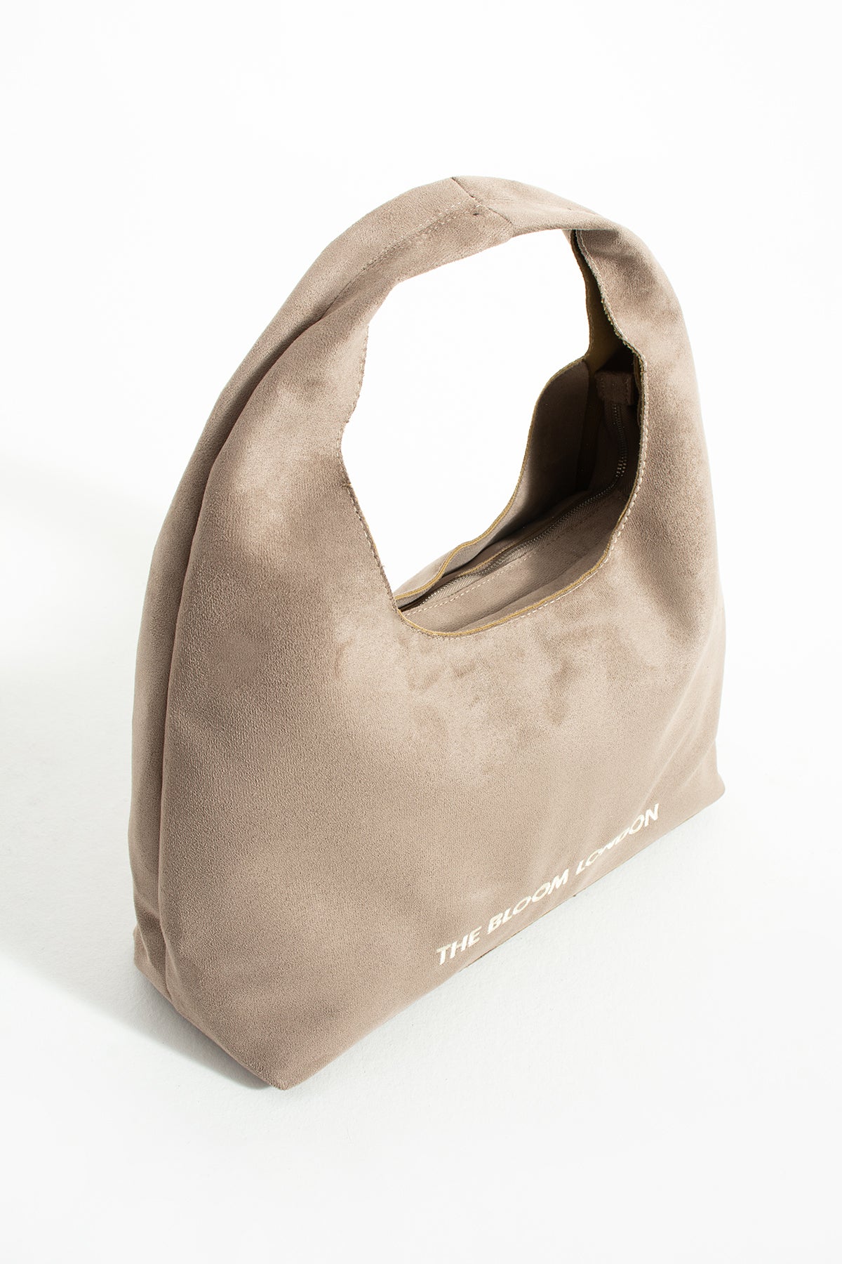 Suede Hobo Bag – Soft Ivory