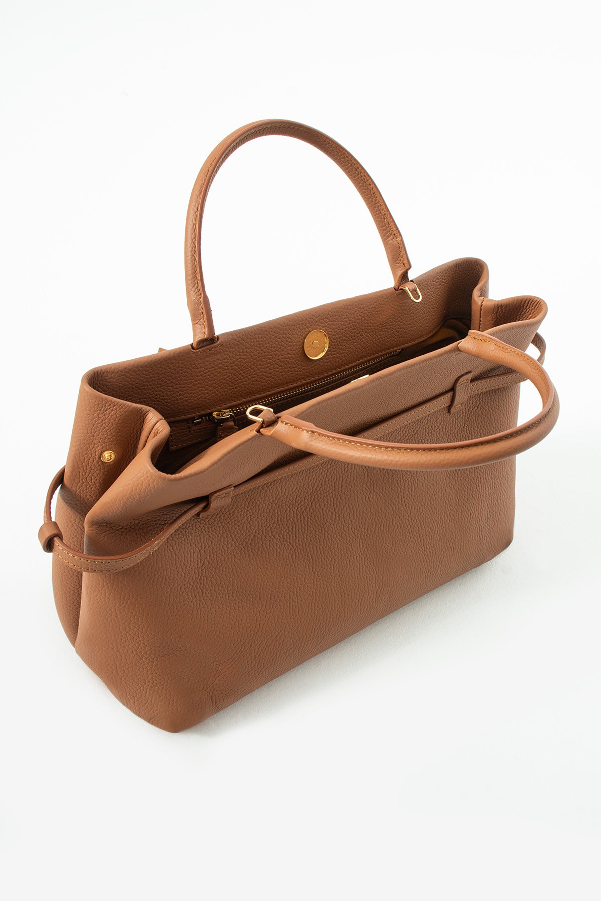 Soho Medium | Camel Pebbled Deri