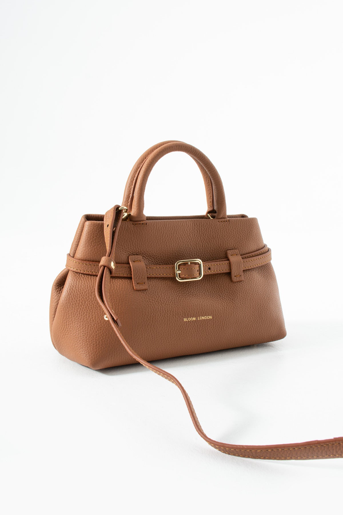 Soho Mini | Camel Pebbled Deri