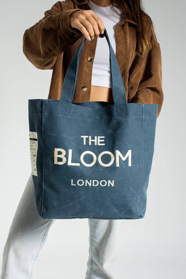 Canvas Oversize Tote – Parisian Blue