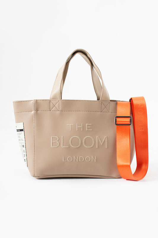 Canvas Vegan Leather Latte Bloom London