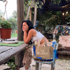 Canvas Jute Cappucine Bloom Medium