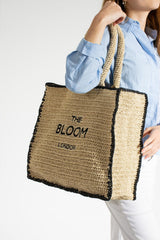 Beige Raffia Bag