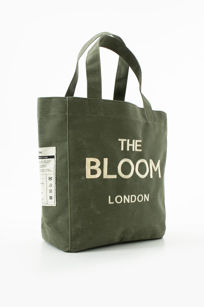 Canvas Oversize Tote – Dark Olive