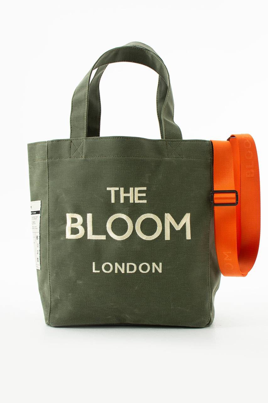 Canvas Oversize Tote – Dark Olive