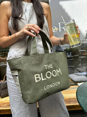 Canvas Dark Olive Bloom Medium