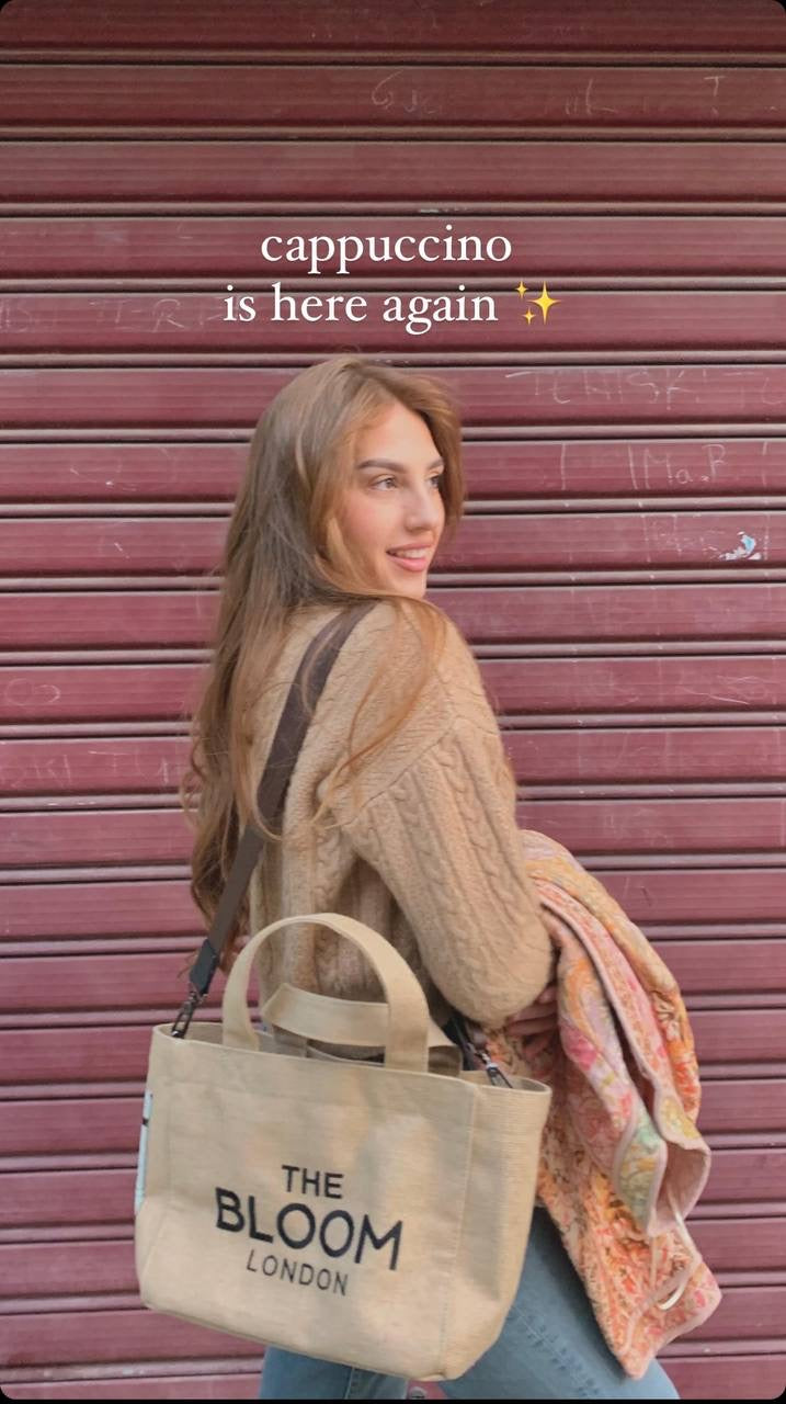 Canvas Medium Tote – Honey Latte