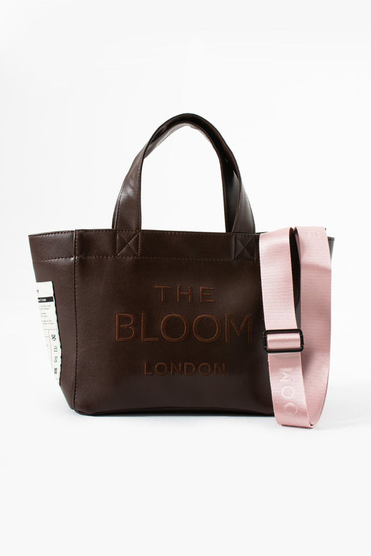 Canvas Vegan Leather Dark Brown Bloom London