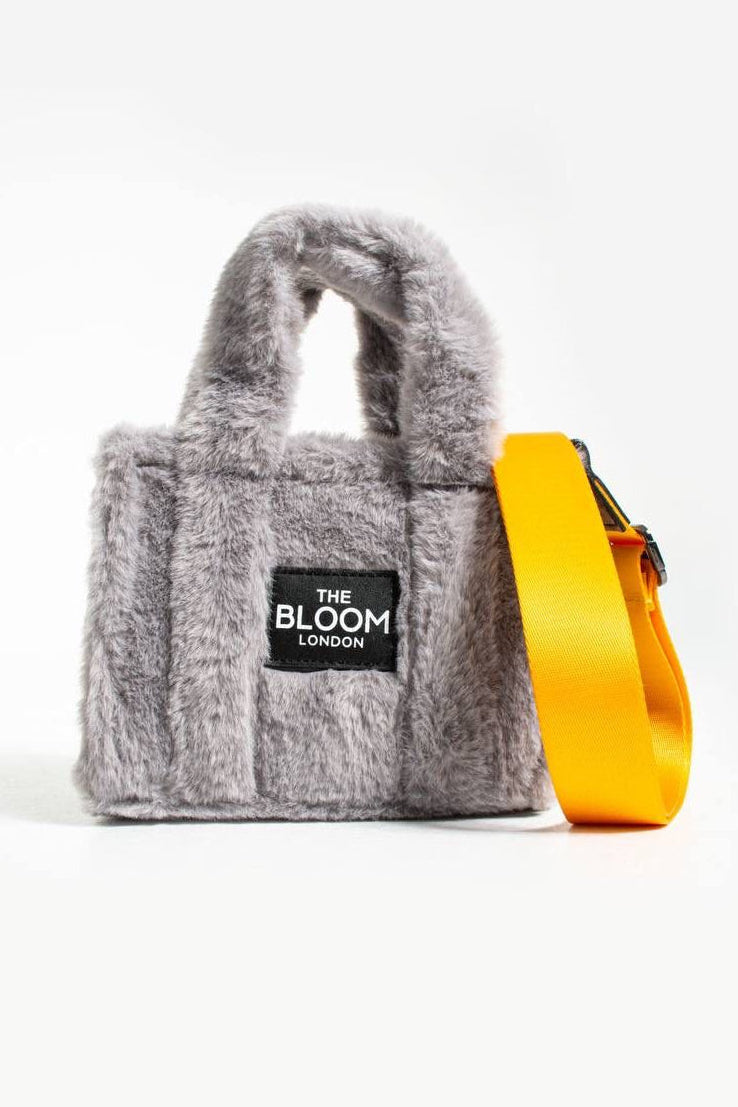 Teddy Cotton Mini Bag – Fluffy Grey