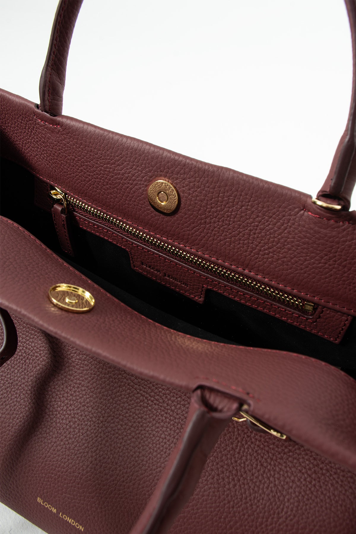 Soho Medium | Bordo Pebbled Deri