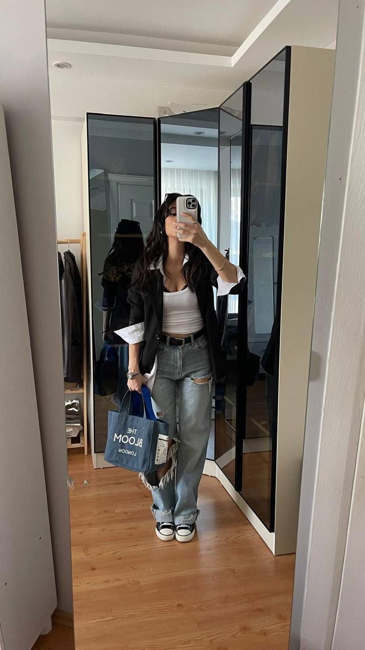 Canvas Medium Tote – Parisian Blue