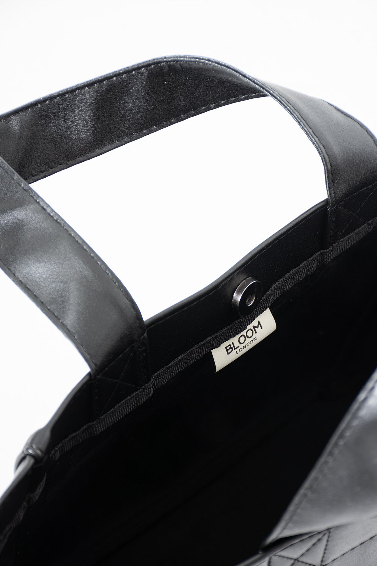 Vegan Leather Bag – Black