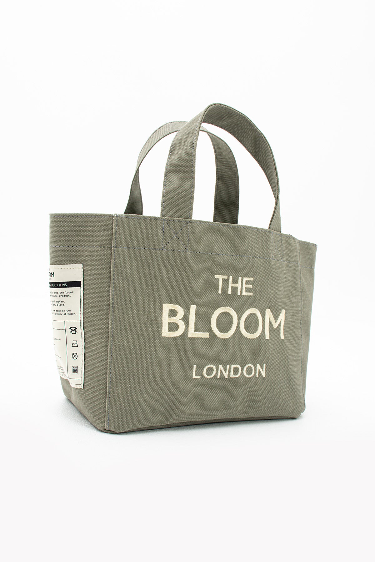 Canvas Medium Tote – Milky Green