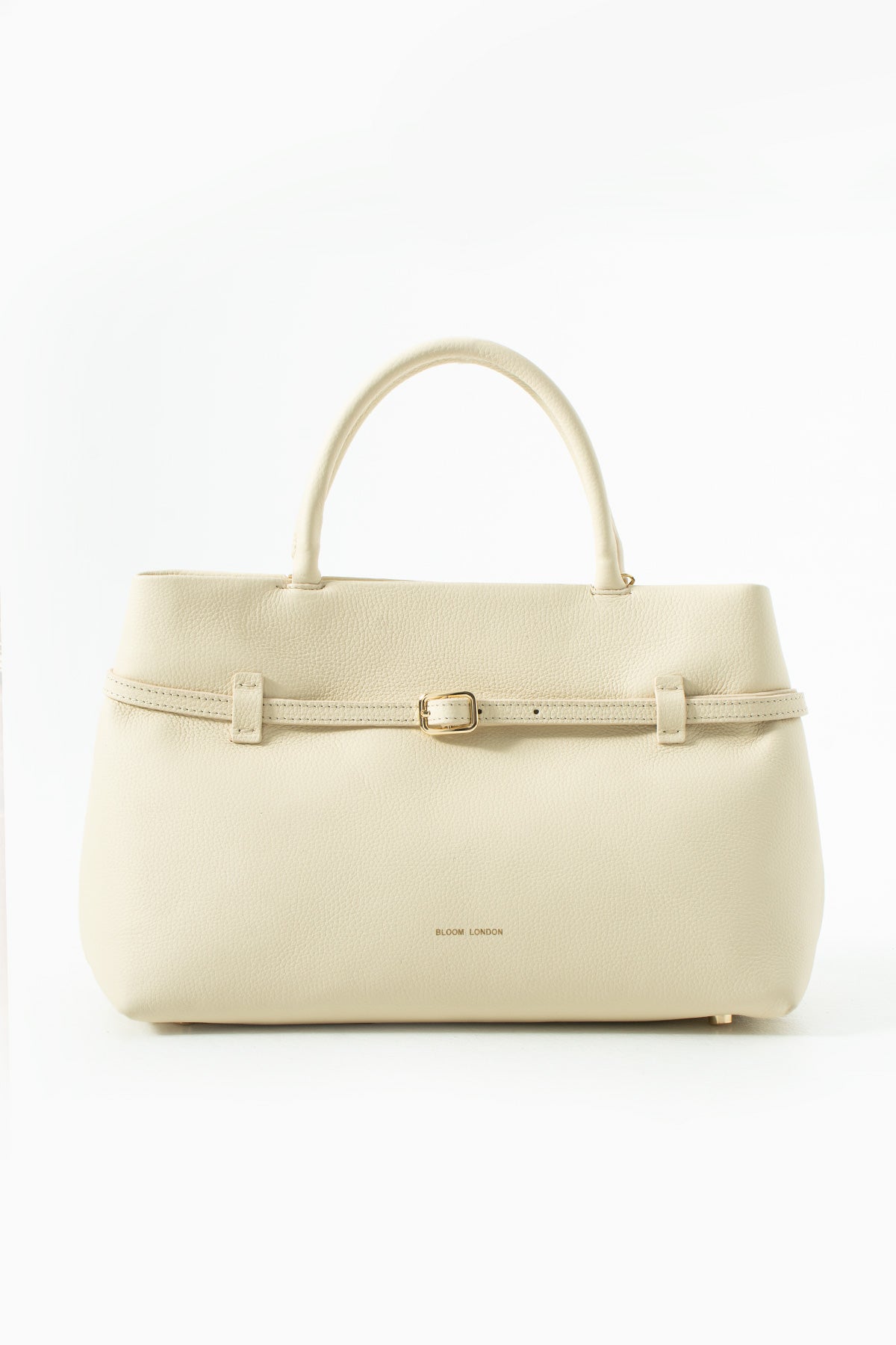 Soho Medium | Krem Pebbled Deri