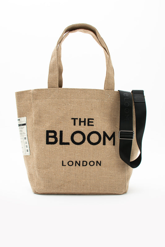 Canvas Jute Cappucino Bloom London Oversize