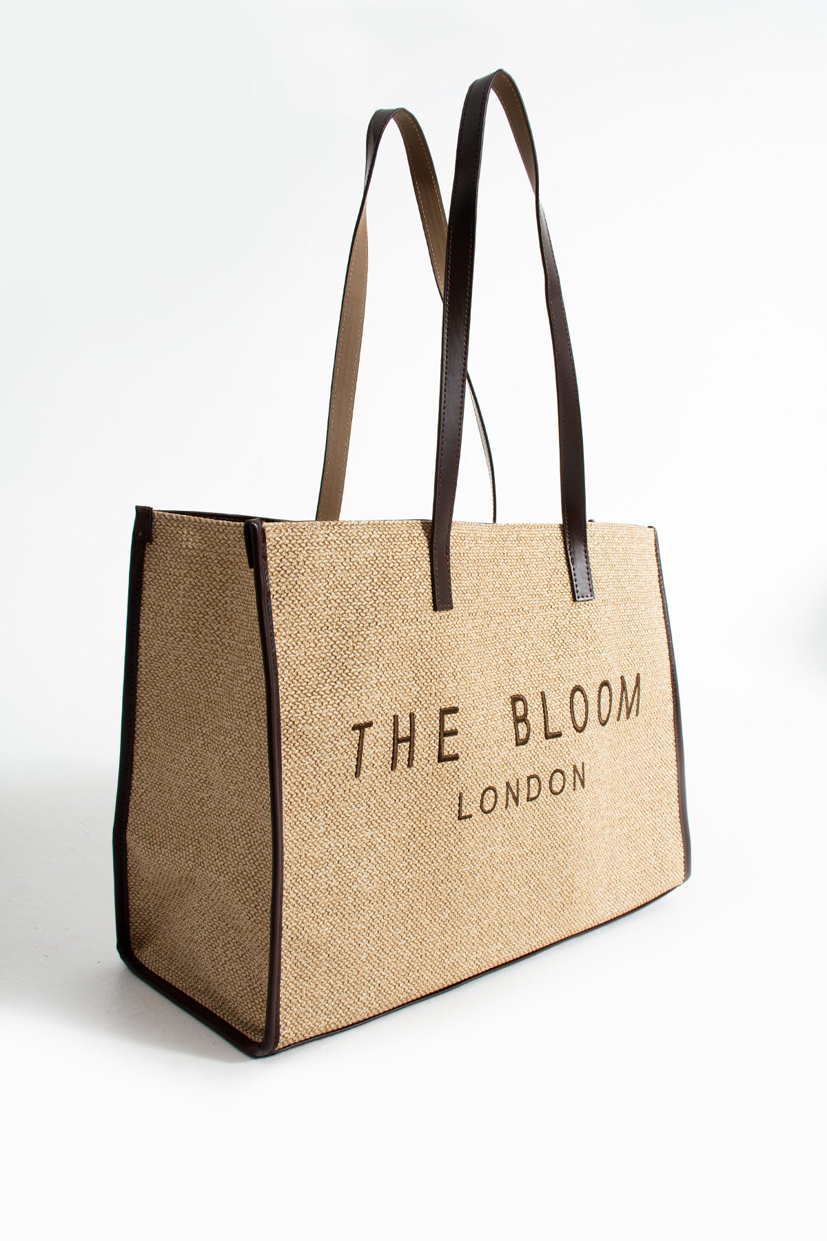 Vegan Leather Tote Bag – Latte