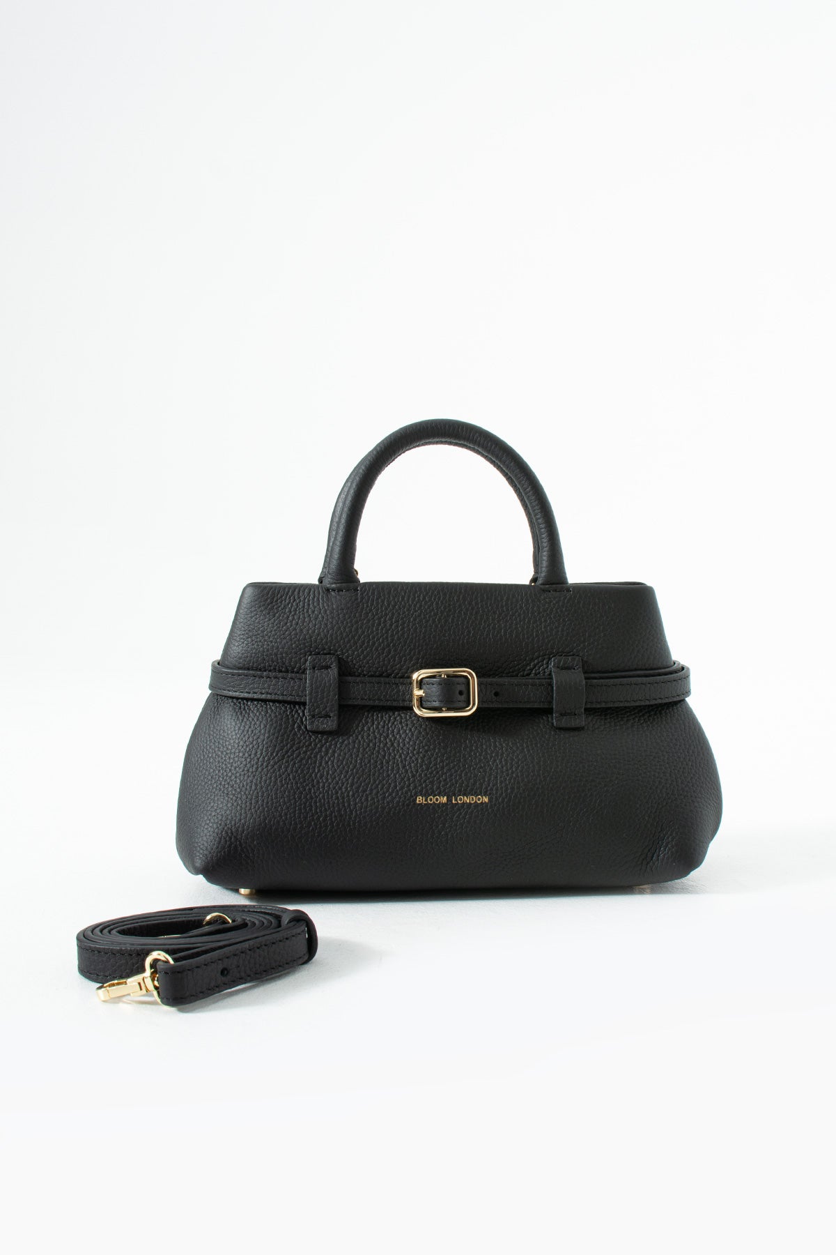 Soho Mini | Siyah Pebbled Deri