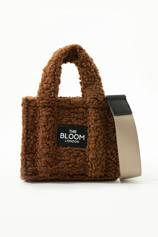 Teddy Cotton Brown Bloom Mini Bag