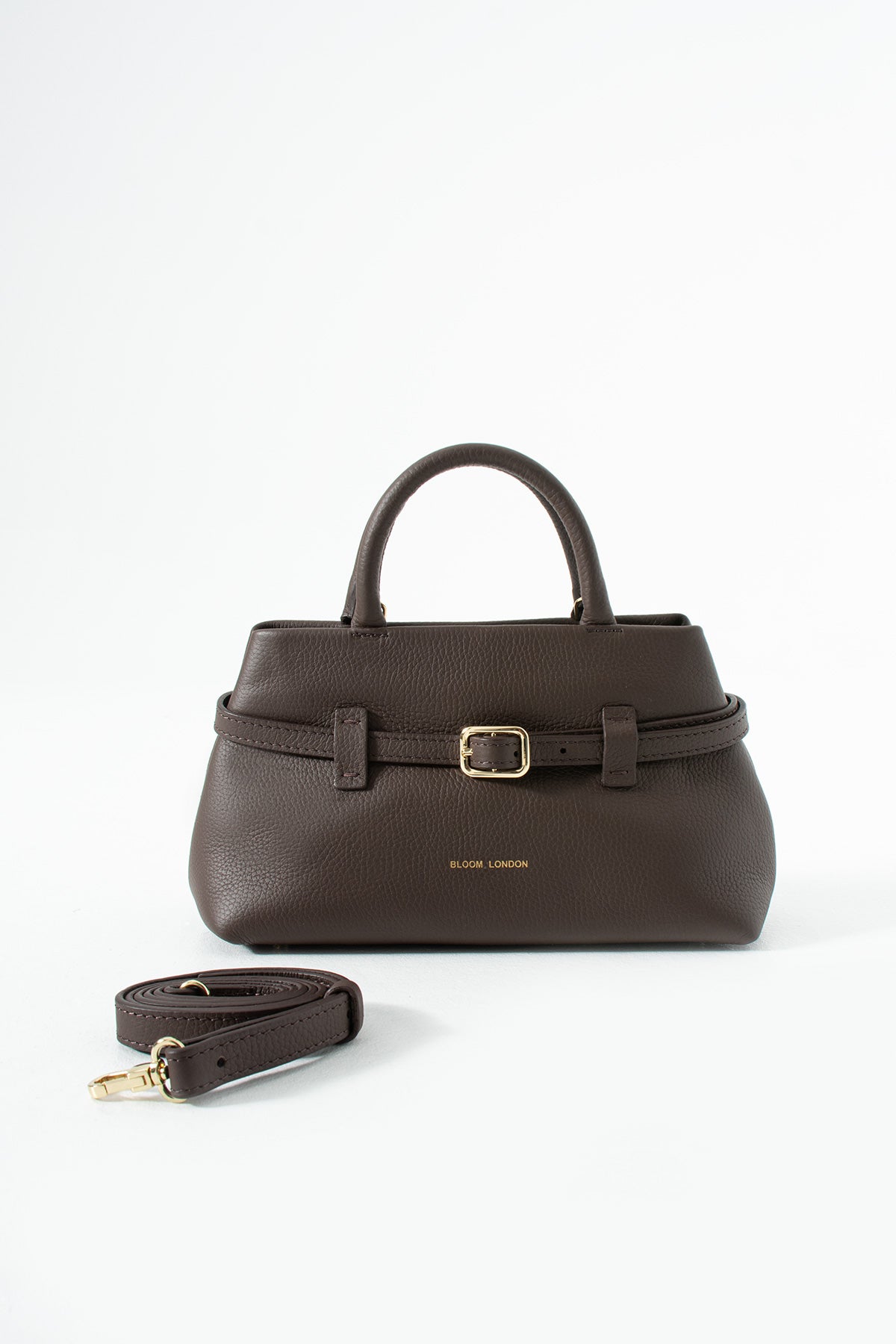Soho Mini | Koyu Kahve Pebbled Deri