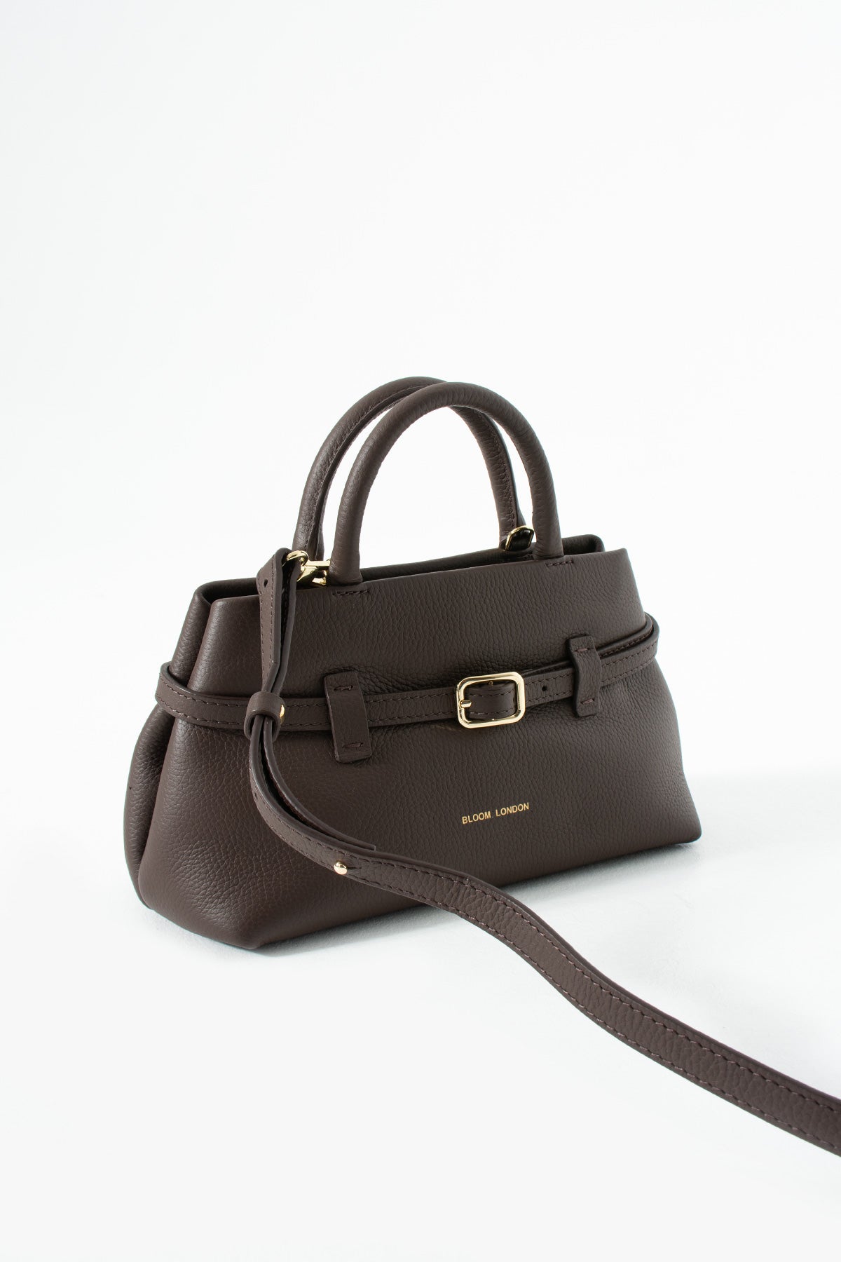 Soho Mini | Koyu Kahve Pebbled Deri