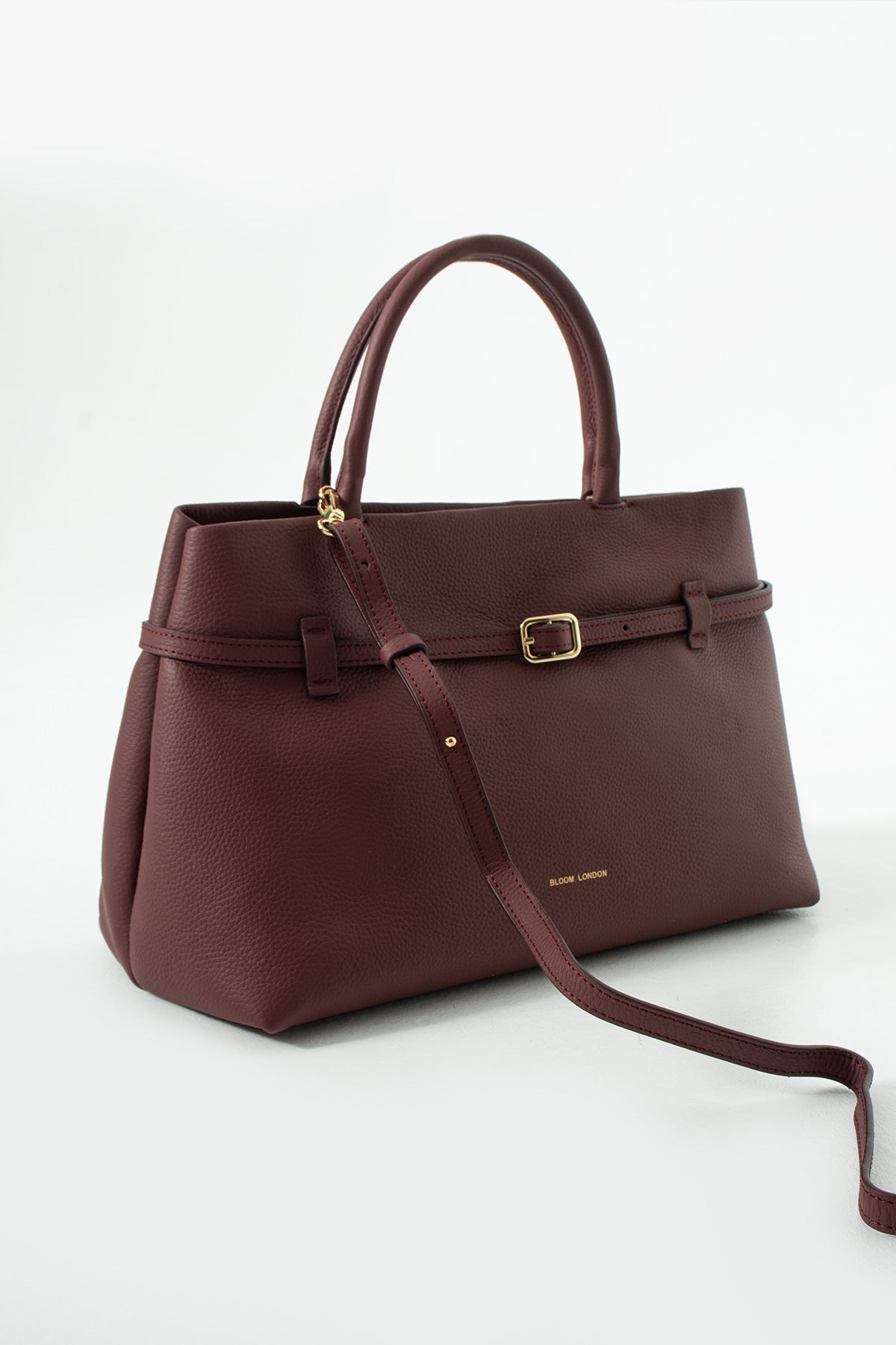 Soho Medium | Bordo Pebbled Deri