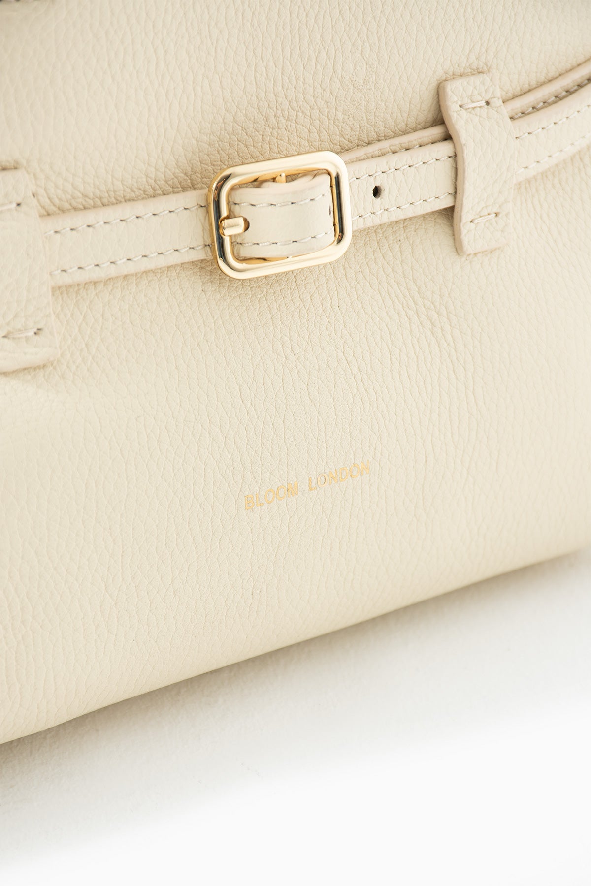 Soho Mini | Krem Pebbled Deri