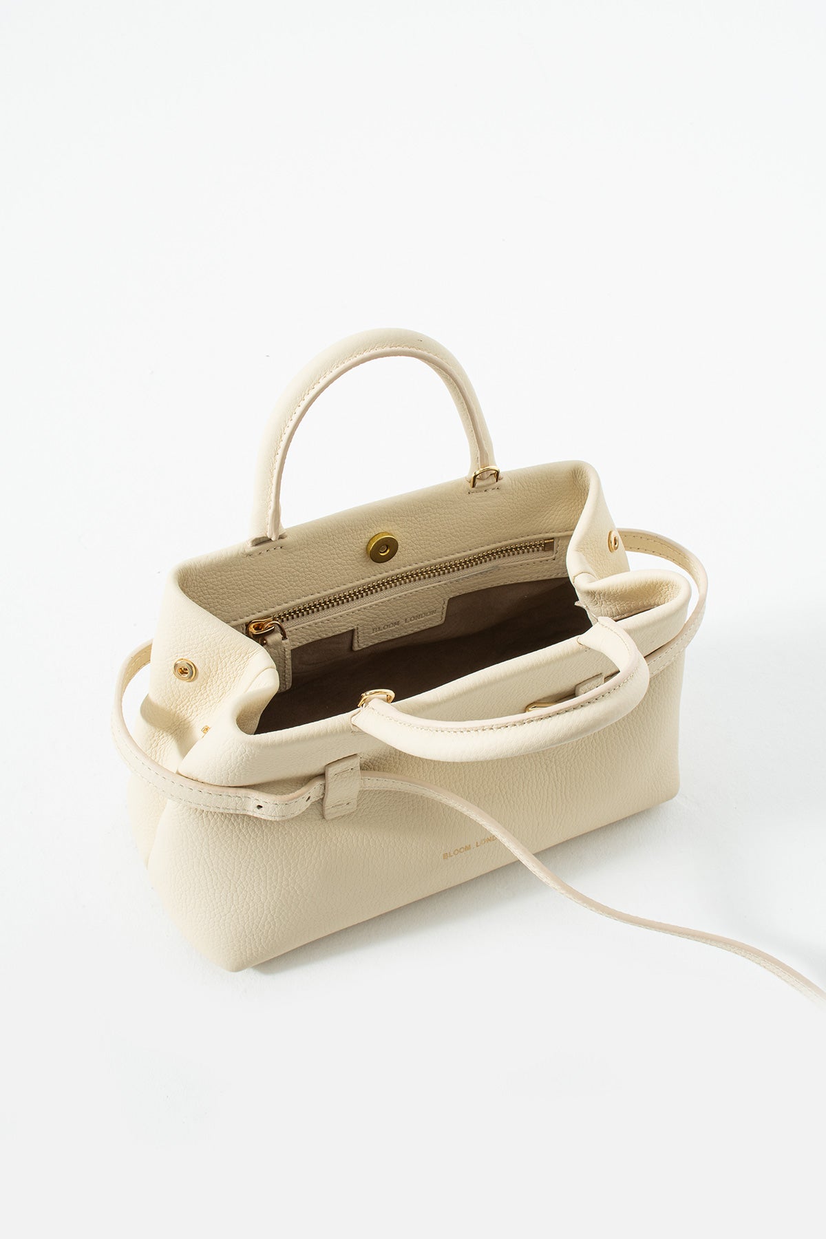 Soho Mini | Krem Pebbled Deri