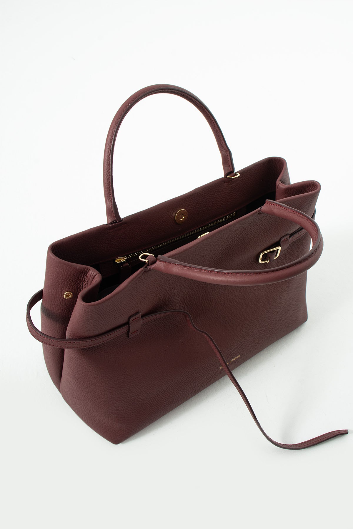 Soho Medium | Bordo Pebbled Deri