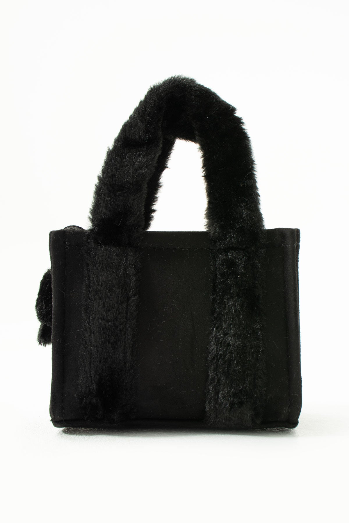 Fluffy Süed Black Bag