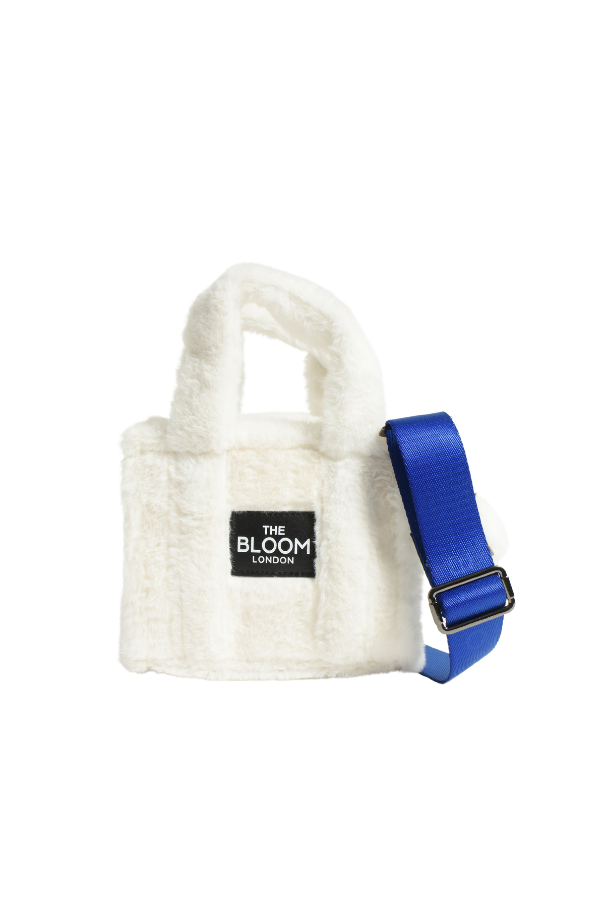 White Cotton Teddy Bloom London Mini Bag