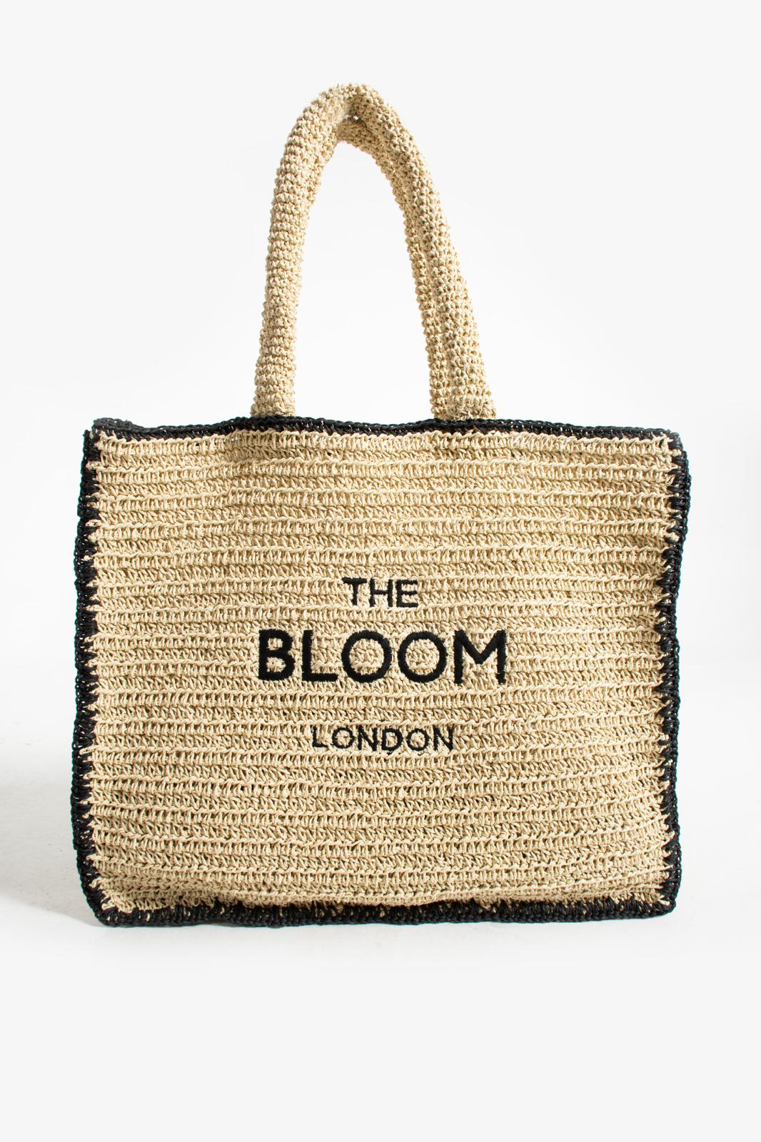 Beige Raffia Bag