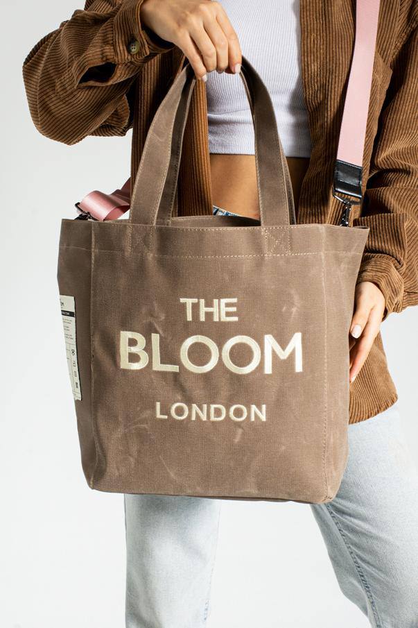 Canvas Oversize Tote – Chocolate Malt