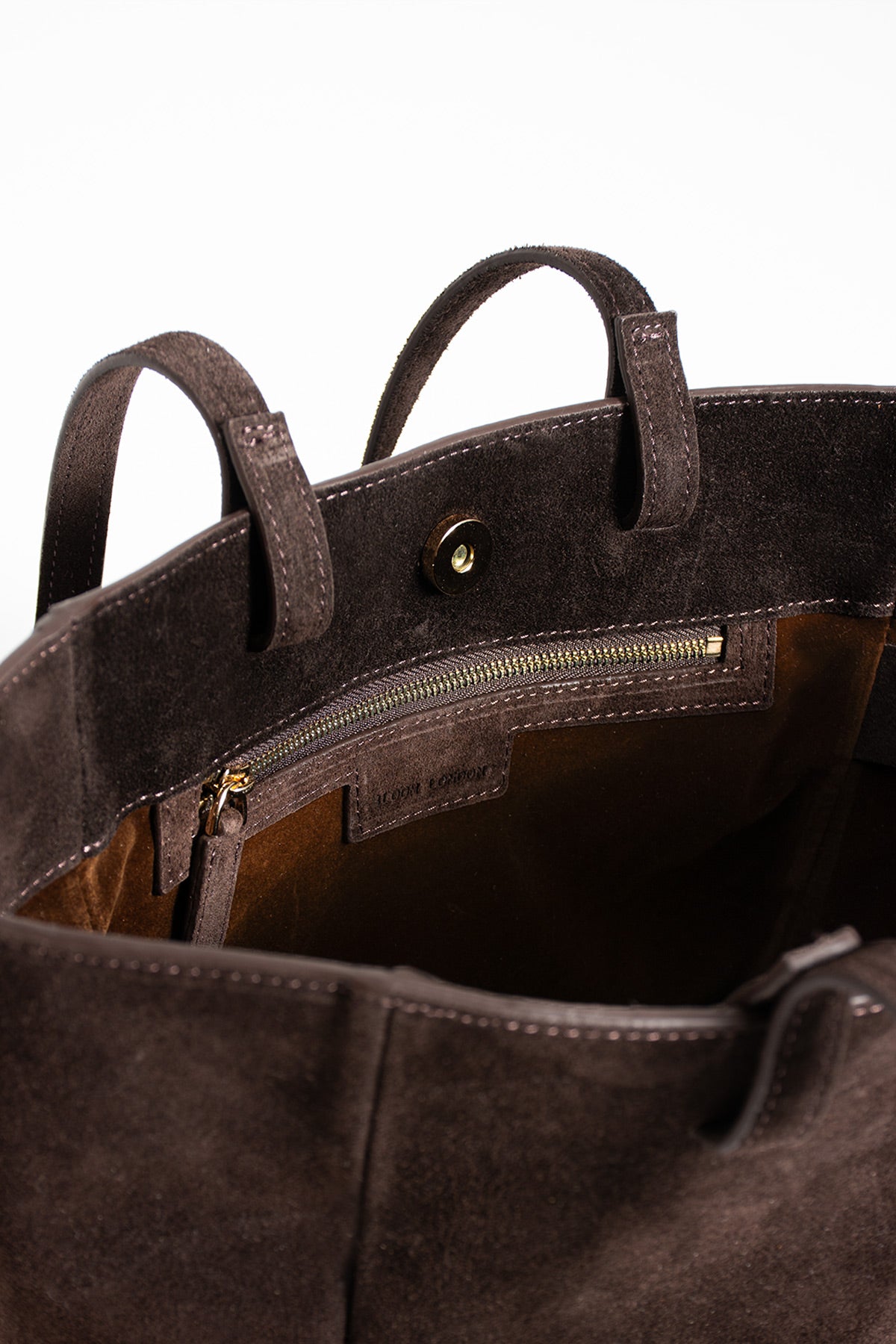 Vera | Bitter Brown Suede Mini
