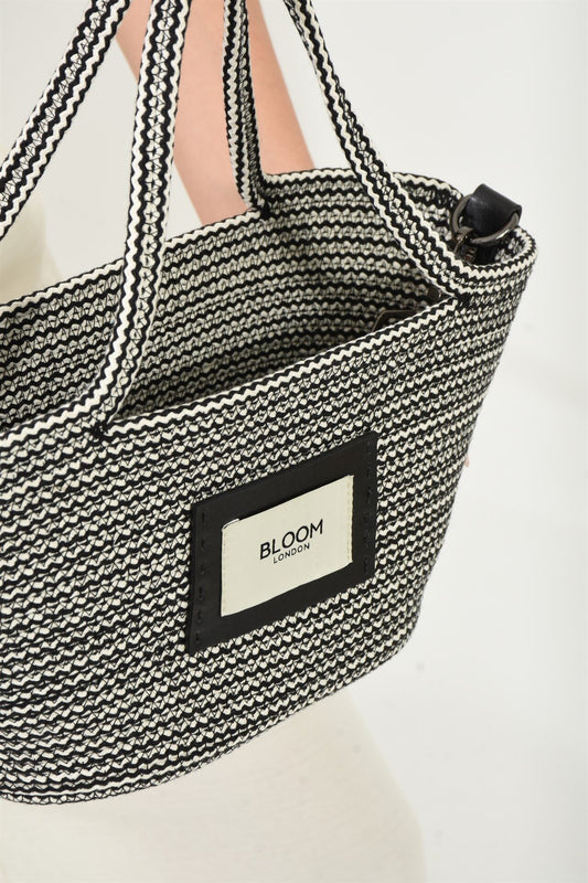 Black Bloom Mini Bag