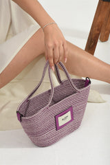 Purple Bloom Mini Bag