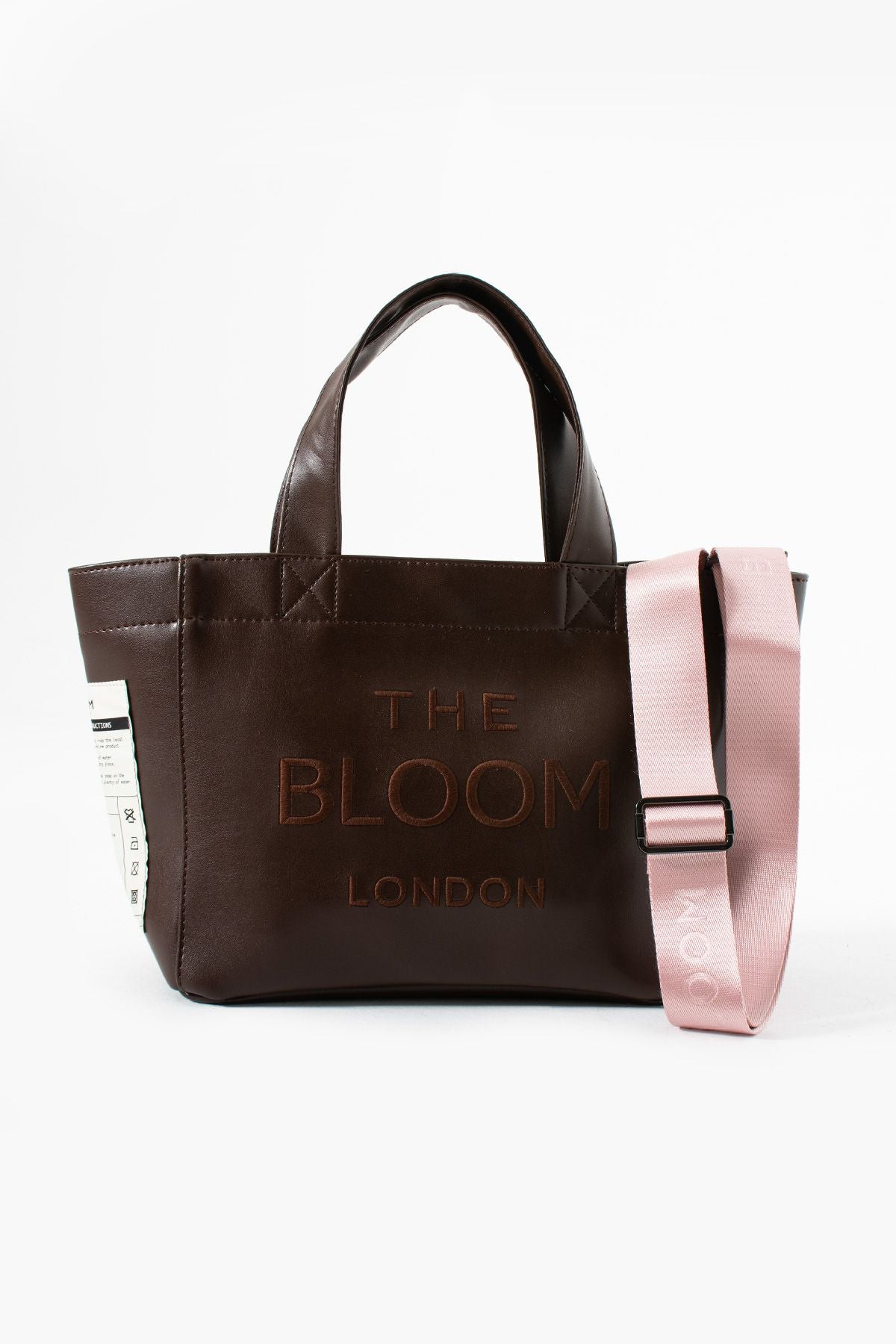Vegan Leather Dark Brown Bloom London