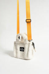 Teddy White Cotton Bloom London Mini Bag