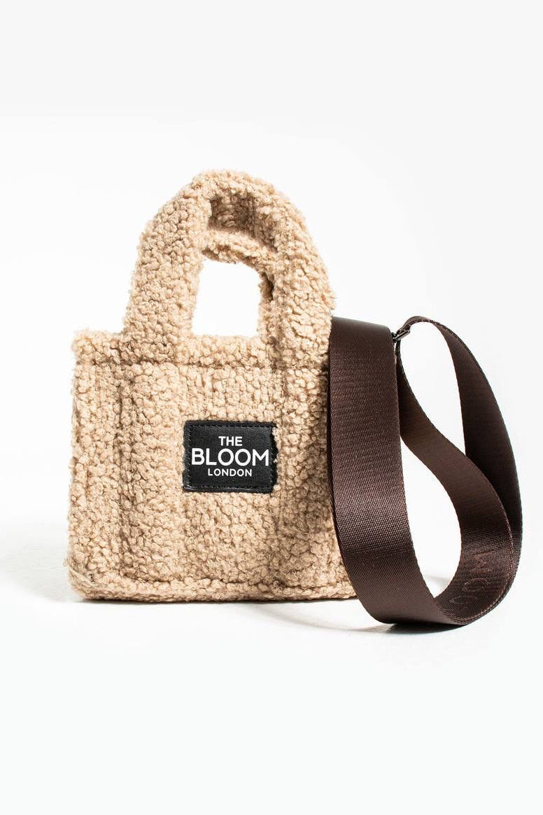 Teddy Cotton Mini Bag – Latte