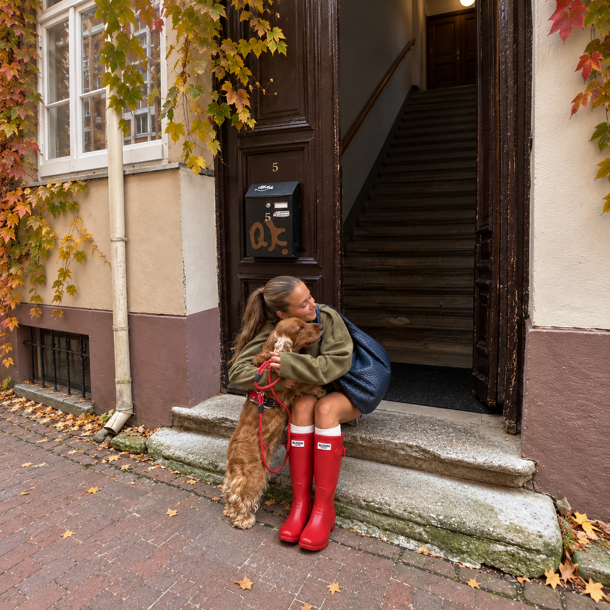 Bloom Rain Boots | Red