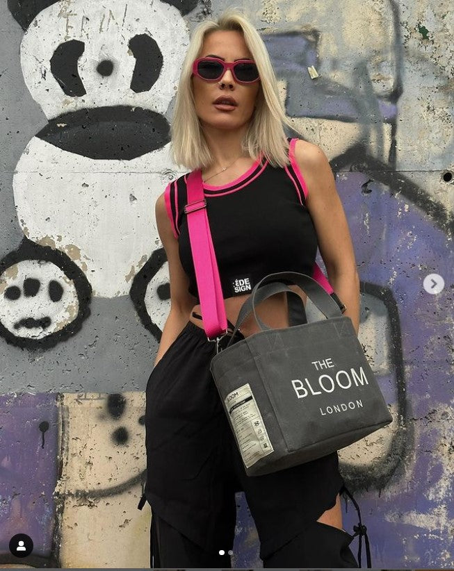 Canvas Medium Tote – Ghost Grey