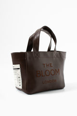 Vegan Leather Dark Brown Bloom London