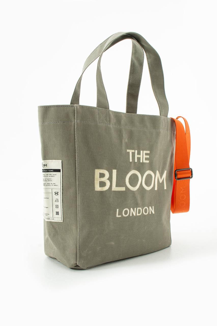 Canvas Oversize Tote – Milky Green